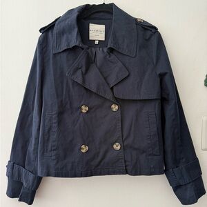 Bagatelle Women's Navy Trench Coat